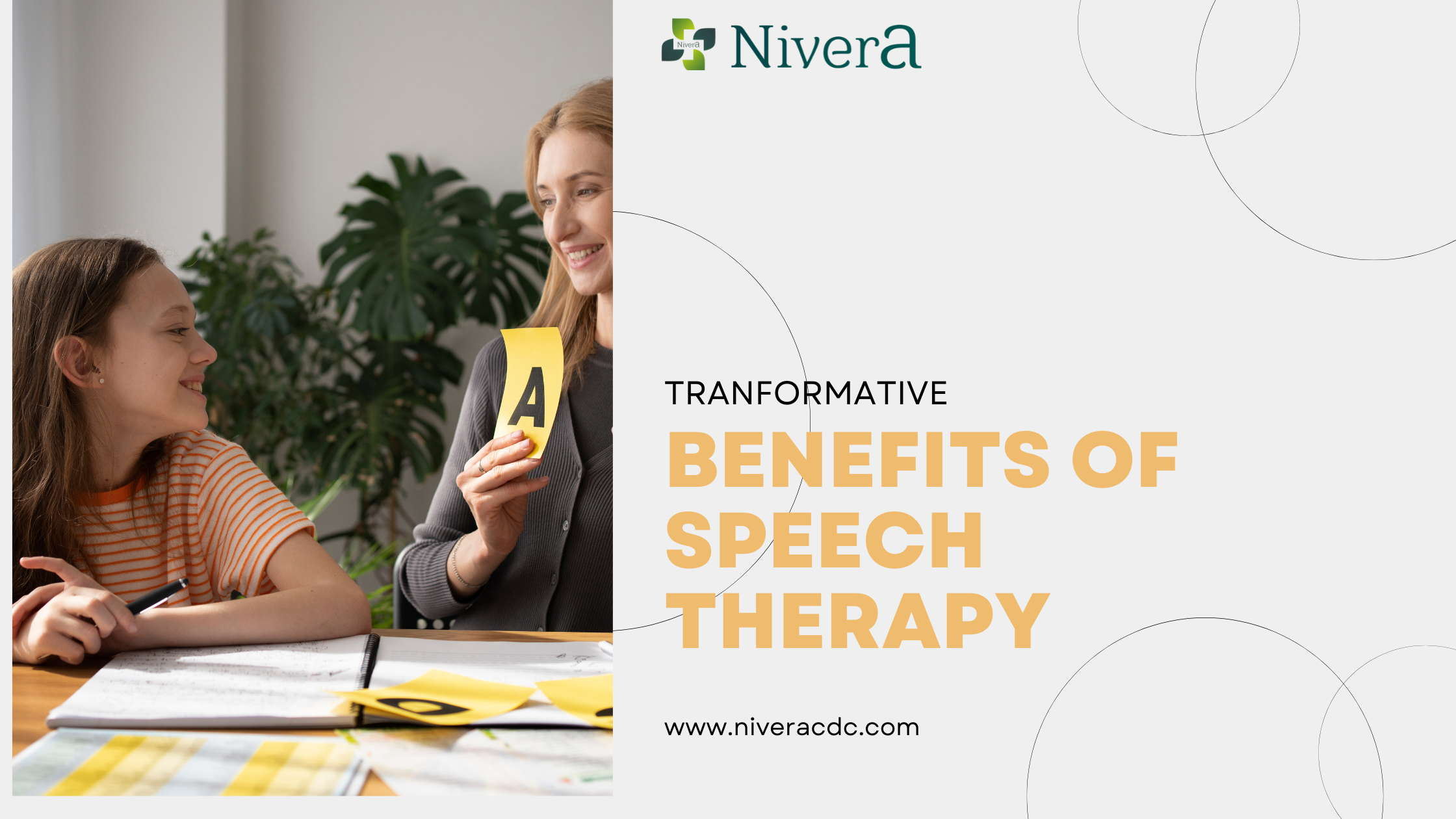 The Transformative Benefits of Speech Therapy: Unlocking Communication Potential for Children and Adults at Nivera CDC, Kochi