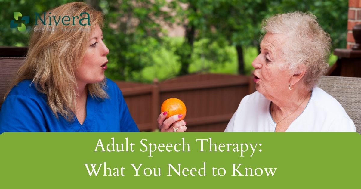 Adult Speech Therapy: What You Need to Know